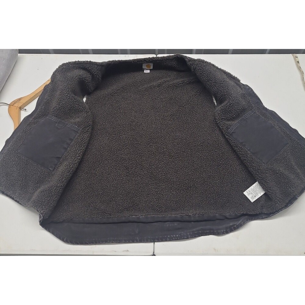 Vintage Carhartt Vest Sherpa Lined V26 BLK - Picture 5 of 9